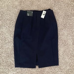 NWT Express Navy Pencil Skirt